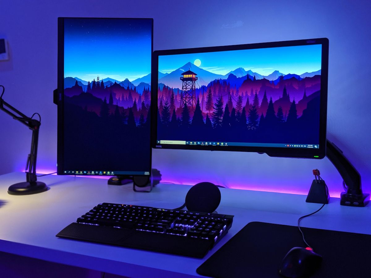 Vertical monitor setup tips