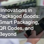 scanning a product QR code