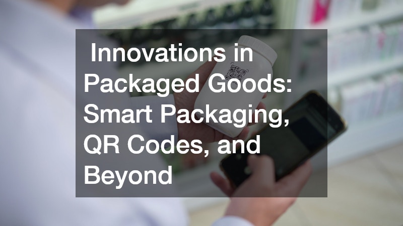 scanning a product QR code