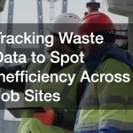 Tracking Waste Data to Spot Inefficiency Across Job Sites